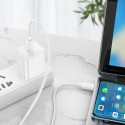 Kabel USB-C HOCO PD 6A 100W pro zařízení 1 m - bílý
