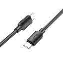 Kabel USB-C to USB-C Hoco 3A 60W 1 m černý