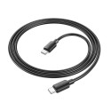 Kabel USB-C to USB-C Hoco 3A 60W 1 m černý