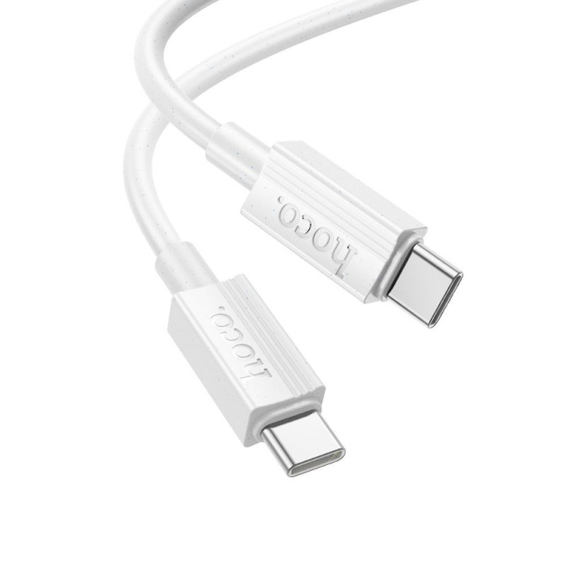 Kabel USB-C Hoco X107 pro zařízení USB-C - bílý