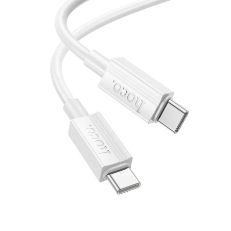 Kabel USB-C ↔ USB-C Hoco X107 60W 1m - bílý