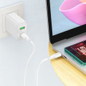Kabel Hoco X93 pro USB-C zařízení 2 m - bílý