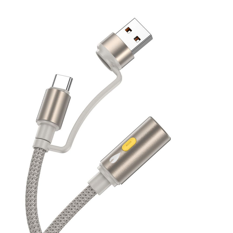 Kabel Hoco UA38B pro zapalovač cigaret 0,3 m - zlatá