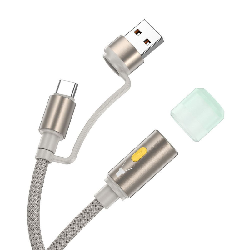 Kabel Hoco UA38C pro USB-A / USB-C zařízení 0,3 m - zlatá