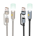 Kabel Hoco UA38C pro USB-A / USB-C zařízení 0,3 m - zlatá