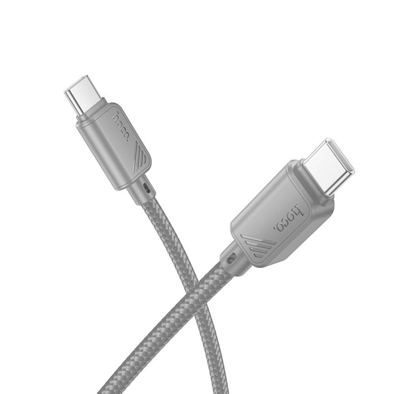 Kabel Hoco X113 pro USB-C - USB-C zařízení 1 m - šedý