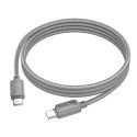 Kabel Hoco X113 pro USB-C - USB-C zařízení 1 m - šedý