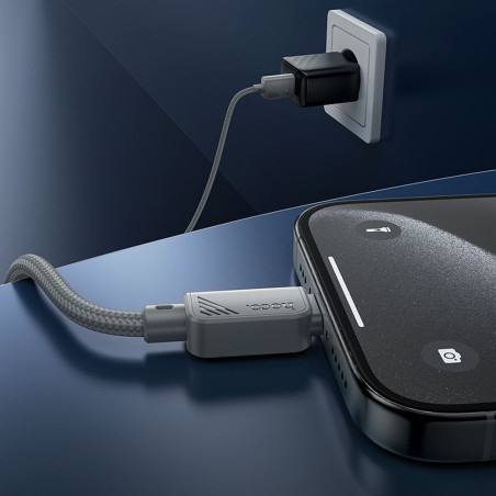 Kabel Hoco X113 pro USB-A/USB-C 1 m - šedý
