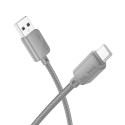 Kabel Hoco X113 pro USB-A/USB-C 1 m - šedý