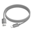 Kabel Hoco X113 pro USB-A/USB-C 1 m - šedý