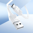 Kabel Hoco X114 pro zařízení s USB-C 1 m - bílý