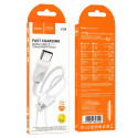 Kabel Hoco X114 pro zařízení s USB-C 1 m - bílý
