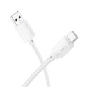 Kabel USB-A na USB-C Hoco 3A 1 m X113 - bílý