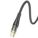 Kabel Hoco U121 USB-A na USB-C 2,4A 1,2 m černý