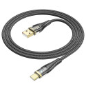 Kabel Hoco U121 USB-A na USB-C 2,4A 1,2 m černý
