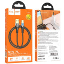 Kabel Hoco U121 USB-A na USB-C 2,4A 1,2 m černý