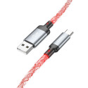 Kabel Hoco U112 USB-A na USB-C 3A 1 m šedý
