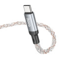 Kabel Hoco U112 USB-A na USB-C 3A 1 m šedý