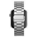 SPIGEN Modern Fit Band kovový řemínek pro Apple Watch 42/44/45/49mm, stříbrný