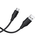 Kabel Hoco X124 pro USB-A/USB-C 1 m - černý