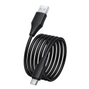 Kabel Hoco X124 pro USB-A/USB-C 1 m - černý
