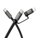 Kabel Hoco X125 USB-C / Lightning 2v1 černý 60W 3A 1 m