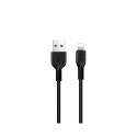 Kabel Hoco 2,4A USB-A na Lightning pro iPhone 1 m - černý