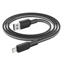 Kabel Hoco X69 pro iPhone 1 m - černá/bílá