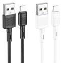 Kabel Hoco Victory USB-A/Lightning 1 m pro iPhone – bílá