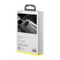 BASEUS CALHZ-01 Dvouportový USB Hub s Lightning kabelem 1,5m pro zadní sedadla automobilu, černý