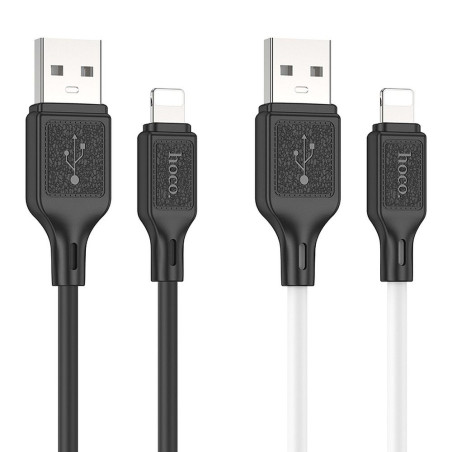 Kabel Hoco X90 USB-A 2,4A pro iPhone 1 m - černý