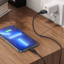 Kabel Hoco X90 USB-A 2,4A pro iPhone 1 m - černý