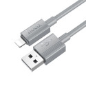 Kabel Hoco X107 pro iPhone 1 m - šedý