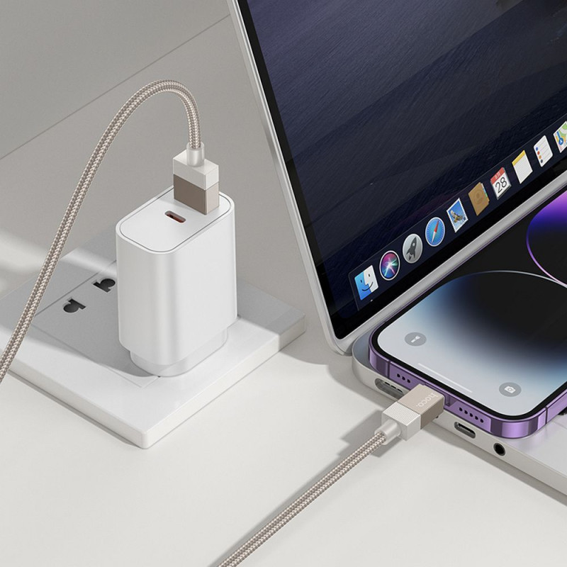 Kabel Hoco X110 pro iPhone 1 m - zlatý