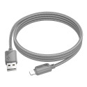 Kabel Hoco X113 pro iPhone 1 m - šedý