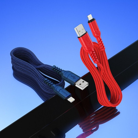 Kabel HOCO VICTORY X59 pro iPhone 1 m - modrý