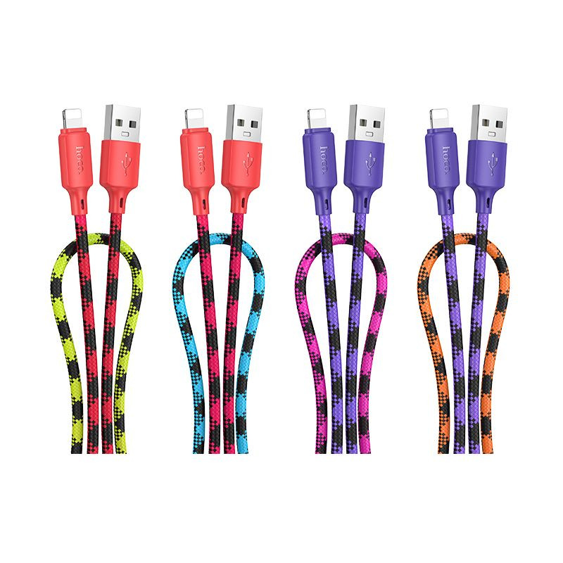 Kabel Hoco X116 USB-A 2,4A pro iPhone 1 m - gradient purple