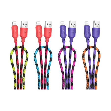 Kabel Hoco X116 USB-A 2,4A pro iPhone 1 m - gradient purple