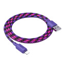 Kabel Hoco X116 USB-A 2,4A pro iPhone 1 m - gradient purple