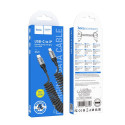 Kabel Hoco X121 pro iPhone 1,5 m - černý