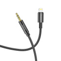Kabel Hoco AUX Jack 3,5 mm to Lightning UPA19 pro iPhone 1 m - černá