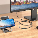 Kabel Hoco UA27 Lightning–HDMI 2 m, 1080p – metal gray