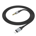 Kabel Hoco UPA26 pro Lightning a Jack 3,5 mm 1 m - černý