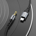 Kabel Hoco UPA26 pro Lightning a Jack 3,5 mm 1 m - černý