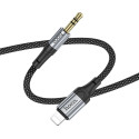 Kabel Hoco UPA26 pro Lightning a Jack 3,5 mm 1 m - černý