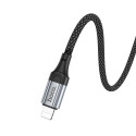 Kabel Hoco UPA26 pro Lightning a Jack 3,5 mm 1 m - černý