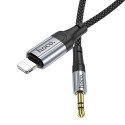 Kabel Hoco UPA26 pro Lightning a Jack 3,5 mm 1 m - černý