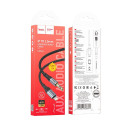 Kabel Hoco UPA26 pro Lightning a Jack 3,5 mm 1 m - černý