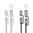 Kabel Hoco U138 pro USB-C / Lightning 1,2 m - černý