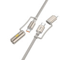 Kabel Hoco U138 USB-C/Lightning do auta 60W 1,2 m černý